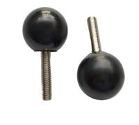 CHAOUYYZ Vis À Tête Sphérique En Plastique M4X 8-50 Mm, Longueur 8-50 Mm, Poignée, Boulon Réglable, Bouton, Vis, Boulons Noirs/Color/M4 * 8Mm (4Pcs)
