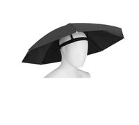 Chaoyilian Chapeau Parapluie,Parapluie De Tete,Chapeau Parapluie Pliable,Chapeau De Parapluie De PêChe,avec Bandeau RéGlable,Protection Contre La Pluie Et Le Soleil,pour PêChe RandonnéE