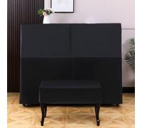 Chaoyilian Housse De Protection pour Piano,Housse de Piano épaisse,Housse de Piano décorative complète,Housse intégrale Robuste pour Piano,Résistant à l'humidité,pour Divers Pianos Droits