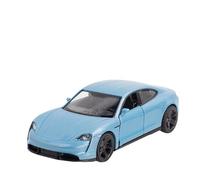 CHAOYINGS Modèle Réduit De Voiture en Alliage Métallique Moulé sous Pression, Échelle 1:36, pour Porsche Taycan Turbo S(Blue)