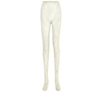 Chaoyinn Basques Motifs Réseau Poisson Pour Femmes Basques En Réseau Poisson Élastiques Tricotées Blanc laiteux Taille unique