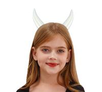 Chaoyinn Épingles Cheveux En Forme Cornes Diable Gothiques Coiffures En Forme Cornes Mouton Pour Halloween Carnaval Et Fêtes Cosplay Blanc Type F Taille unique