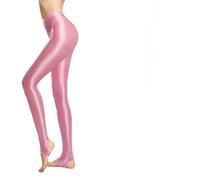 Chaoyinn Leggings pour Dames avec Entrejambe Collants Danse Joggings Sport Jogging Yoga Tights en Nylon pour Femmes Et Hommes Leggings Compression pour Lentraînement Rose M