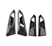 CHAOYUEYOUPIN Voiture pour VW pour T-Cross pour Tcross 2018 2019 2020 2021 2022-2023 Autocollant Couverture Cadre Poignée Porte Intérieure Voiture Garniture Bol Porte Accessoires