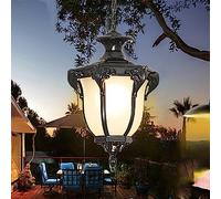 ChaoZan Lampe suspendue vintage lanterne imperméable extérieure en aluminium en aluminium industrielle de lustre suspendu d'éclairage de lustre E27 for porche couloir cour Véranda belvédère Couloir