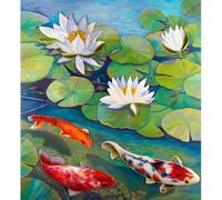 Chaozhirui Kit de broderie au point de croix à motifs faciles pour adultes et débutants 11CT à faire soi-mêmeManigances amoureuses Couleurs de fil éclatantes- 40x50cm (Amour)