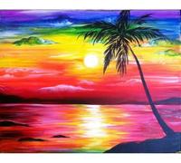 Chaozhirui Kit de broderie au point de croix à motifs faciles pour adultes et débutants 11CT à faire soi-mêmeManigances amoureuses Couleurs de fil éclatantes- 40x50cm (Amour)