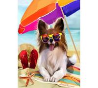 Chaozhirui Kit de broderie au point de croix à motifs faciles pour adultes et débutants 11CT à faire soi-mêmeManigances amoureuses Couleurs de fil éclatantes- 40x50cm (Amour)