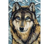 Chaozhirui Kit de broderie au point de croix à motifs faciles pour adultes et débutants 11CT à faire soi-mêmeManigances amoureuses Couleurs de fil éclatantes- 40x50cm (Amour)