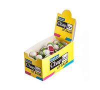 Chap-Ice Mini Baume à lèvres Saveurs assorties 50 COUNT Cherry, Citrus Orange, Kiwi Lime 1 pouce orange,vert,rouge