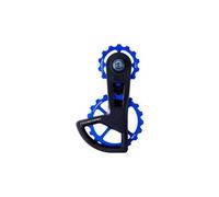 Chape de derailleur cyclingceramic ospw race 14 19t pour derailleurs shimano 105 et 105 di2 11 12v bleu