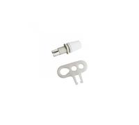 Chape de suspension TIBELEC, plastique, blanc