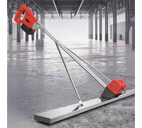 Chape électrique sans fil 150 cm - 6000 tr/min, vibreur à béton, outil de finition électrique avec lame et grattoir pour le lissage du ciment, le tampage, l'aplatissement