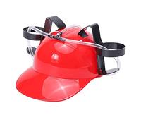 Chapeau à bière, casque jouet pour bières, casque à boire, support à boire pour chapeau à bière, accessoires pour boire, capuchon porte-canette réglable, paille pour boisson à la bière Soda Cola