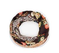 Chapeau à col enveloppant - Turban - Unisexe - Imprimé, café, Taille unique