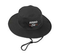 Chapeau à cordon noir Apero Club - Noir - Taille Unique