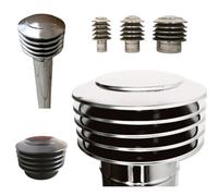 Chapeau à lamelles Coiffe à lamelles Couverture à lamelles Chapeau à lamelles Cheminée Acier inoxydable Chapeau Couverture de cheminée Coiffe de cheminée Chapeau de cheminée Couverture de cheminée