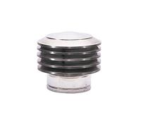 Chapeau à lamelles en acier inoxydable - Chapeau de cheminée - Chapeau de cheminée - Chapeau de cheminée (130 mm)