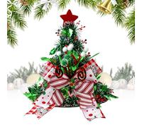 Chapeau À Nœud De Noël - Bandeau Décoratif De Noël, Accessoire D'hiver Polyvalent Et Amusant, Design Festif Vibrant, Port Confortable, Accents De Vacances Pour Chevet, Couloir, Bureau.
