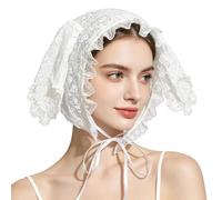 Chapeau À Oreilles De Lapin Chapeaux Cosplay Tricotés Colorés Dentelle Doux