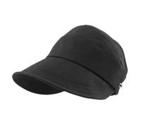 Chapeau à queue de cheval haute - Protection UV pour chapeau de soleil de baseball, chapeau pliable et réglable pour la course à pied, camping, plage, accessoire, filet respirant, séchage, Noir , XS