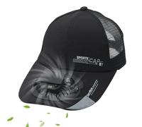 Chapeau à Ventilateur Intégré | Chapeau de Golf à Ventilation avec Charge USB | Visière Anti-UV à Affichage Digital 3 Vitesses pour Hommes Femmes Course Randonnée Cyclisme Plage Camping Pêche Sport