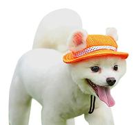 Chapeau à visière pour Chien à Bord Rond Chapeau Rond d'été pour Animaux de | Chape