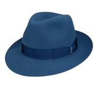 Chapeau Alessandria Superior by Borsalino bleu-moucheté 58 cm