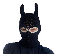 Chapeau amusant au crochet pour l'hiver - Chapeau bob décontracté Y2K-Girl Hot Girls - Corne de diable tricotée pour l'hiver - Coiffe unique en corne de diable