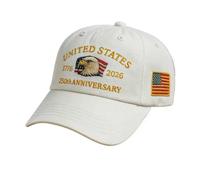 Chapeau Anniversaire Américain 250 Ans - Casquette commémorative réglable pour le 250e anniversaire de l'infanterie navale américaine | Accessoires pour hommes - Pour la célébration de la marine, le