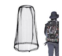 Chapeau anti-mouche avec voile en maille filet pour tête de mouche | Chapeau de protection contre les mouches, filet respirant pour tête de mouche, chapeau de protection