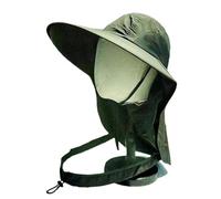 Chapeau anti-moustiques d'extérieur, casquette de pêche, protection solaire d'été, faciale en maille respirante, chapeau anti-insectes for camping et randonnée Chapeau anti-moustiques(Dark green)