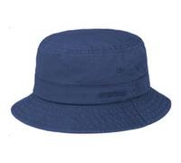Chapeau Anti UV Cotton Twill Bucket by Stetson bleu foncé M (56-57 cm)