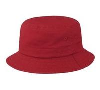 Chapeau Anti UV Cotton Twill Bucket by Stetson rouge M (56-57 cm)