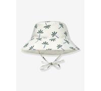 Chapeau anti-UV réversible LÄSSIG blanc imprimé 3/6M(60/67)