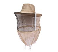Chapeau apérisseur Chapeau d'apiculture Chapeau anti-abeilles 1 pièce avec voile Chapeau anti-moustique Masque facial pour tête d'apiculteur Équipement