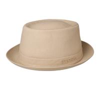 Chapeau Athens Cotton Pork Pie beige clair 62 cm