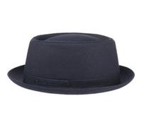 Chapeau Athens Cotton Pork Pie by Stetson bleu foncé 54 cm