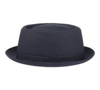 Chapeau Athens Cotton Pork Pie by Stetson bleu foncé 58 cm
