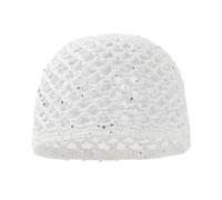 Chapeau Au Crochet À Paillettes for Femmes, De Pull Creux Brillant