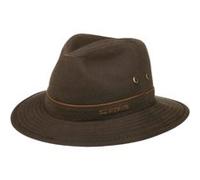 Chapeau Avasun Waxed Traveller by Stetson marron foncé XL (60-61 cm)