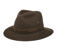 Chapeau Avasun Waxed Traveller marron foncé