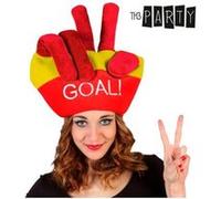 Chapeau avec Doigts Drapeau Espagnol Th3 Party Blanc G