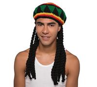 Chapeau Avec Dread Lock | Perruque Dreadlock Noire Et Accessoires De Casquette - Chapeau, Perruque Dreadlock Noire, Accessoires De Costumes, Accessoires De Chapeau, Perruque Pour Cos