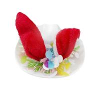 Chapeau avec oreilles de lapin pour - Chapeau occidental saisonnier pour les fêtes de printemps - Chapeau de cowgirl pour les occasions festives - Pour carnaval, recherches d'œufs, fêtes