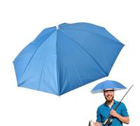Chapeau avec Parapluie,Chapeaux de Fête | Chapeau à Protection UV Réglable avec Bande Élastique Unisexe Adultes pour Randonnée Camping Pêche Golf Plage Jardinage Activités Extérieures