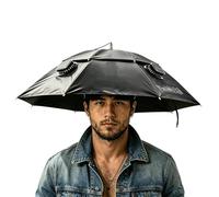 Chapeau avec ventilateur - Protection UV imperméable à large bord, chapeau avec ventilateurs à énergie solaire - pour homme et femme - pour l' , les voyages, la plage, la randonnée, le camping, le