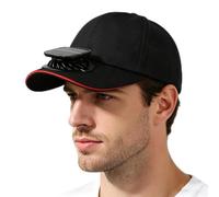 Chapeau avec ventilateur rafraîchissant respirant protection solaire | Chapeaux avec ventilateurs rafraîchissants pour femmes adultes pêche plage plein air été camping course travail sport