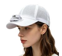 Chapeau avec Ventilateur Rechargeable par USB, 3 Vitesses Réglables,