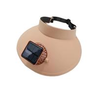 Chapeau avec ventilateur solaire rechargeable USB | Chapeaux de soleil avec large bord réglable et 3 vitesses pour homme, femme, randonnée, camping